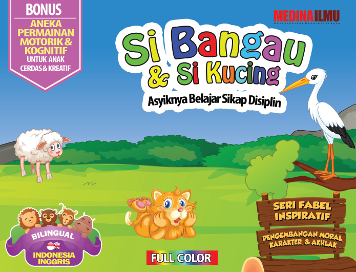 Seri Fabel Inspiratif Si Bangau dan Si Kucing