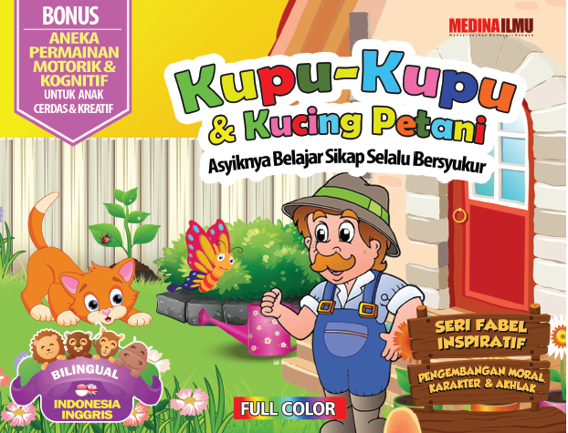 Seri Fabel Inspiratif kupu-kupu dan kucing petani